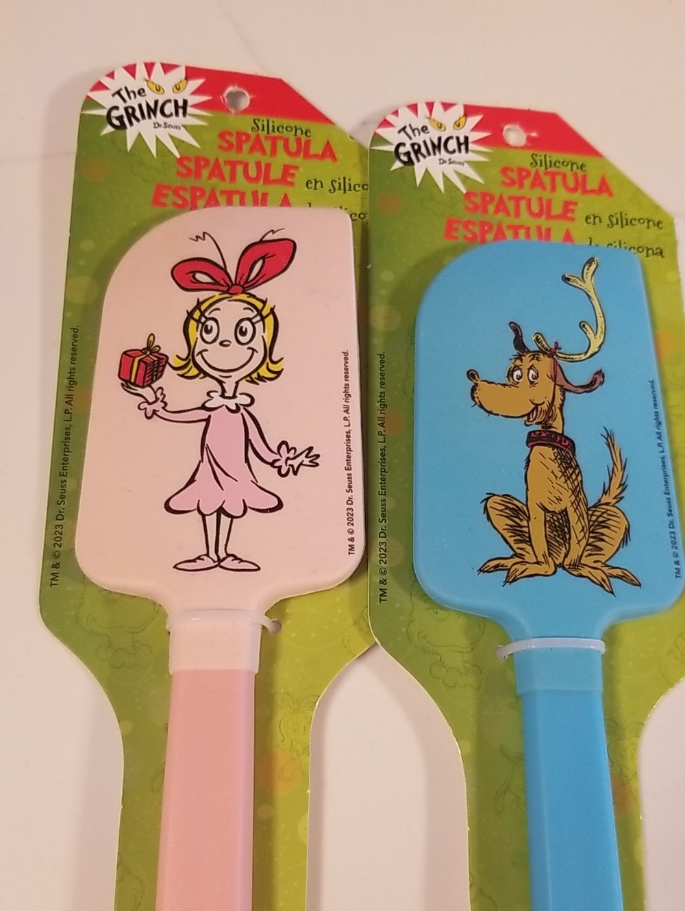 The Grinch Silicone Spatulas Cindy Lou Who And Max